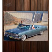 Металлическая табличка Chevrolet Chevelle Malibu SS Convertible